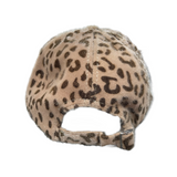 Fuzzy Leopard Hat
